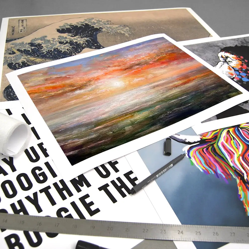 Sun Rising Over Plymouth Sound Art Print Sun Rising Over Plymouth Sound Art Print wall art product Craig Askew