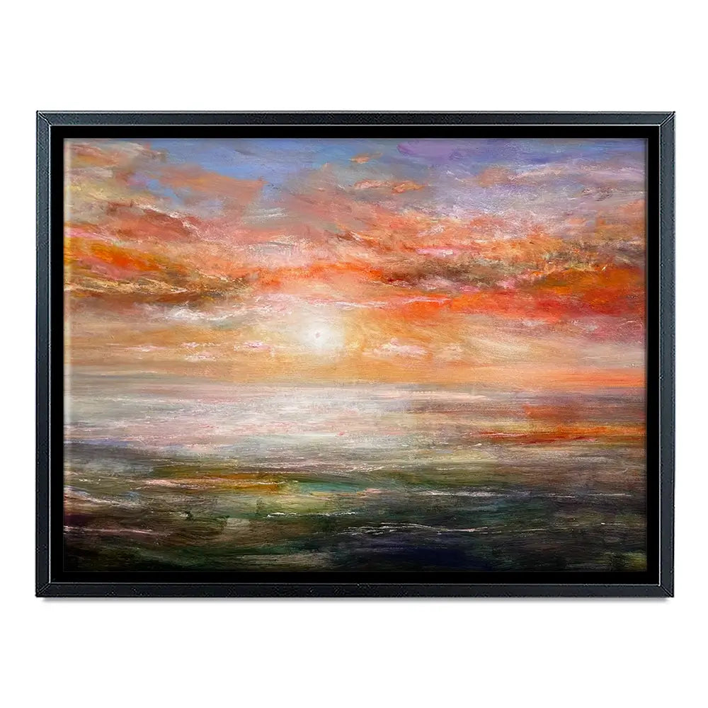 Sun Rising Over Plymouth Sound Canvas Print Sun Rising Over Plymouth Sound Canvas Print wall art product Craig Askew