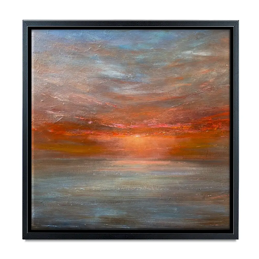 Sun Rising Over The Sea Canvas Print Sun Rising Over The Sea Canvas Print wall art product Craig Askew