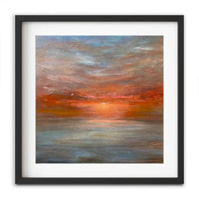 Sun Rising Over The Sea Framed Art Print Sun Rising Over The Sea Framed Art Print wall art product Craig Askew