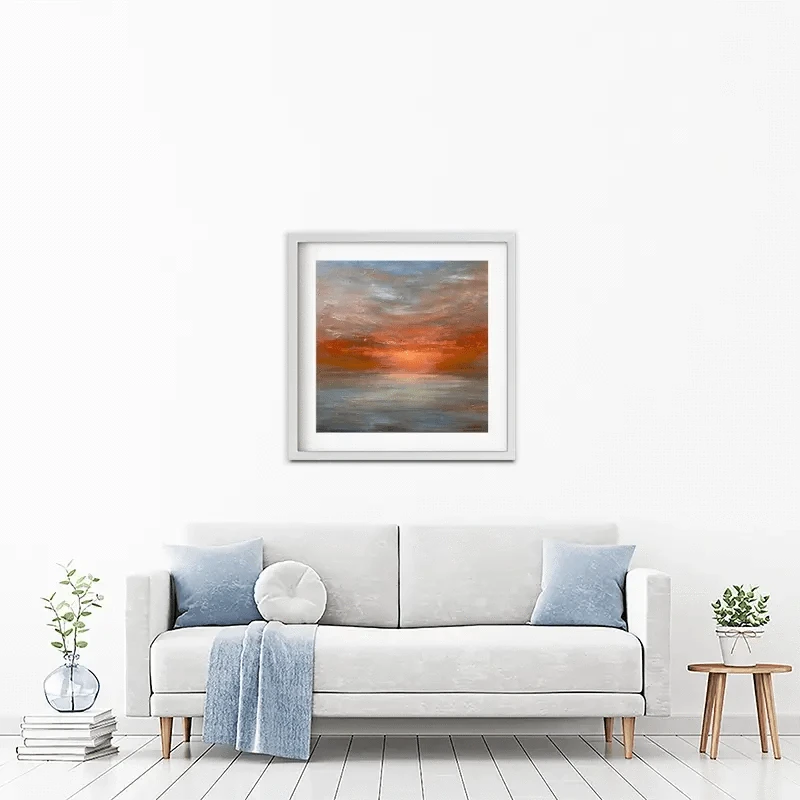 Sun Rising Over The Sea Framed Art Print Sun Rising Over The Sea Framed Art Print wall art product Craig Askew