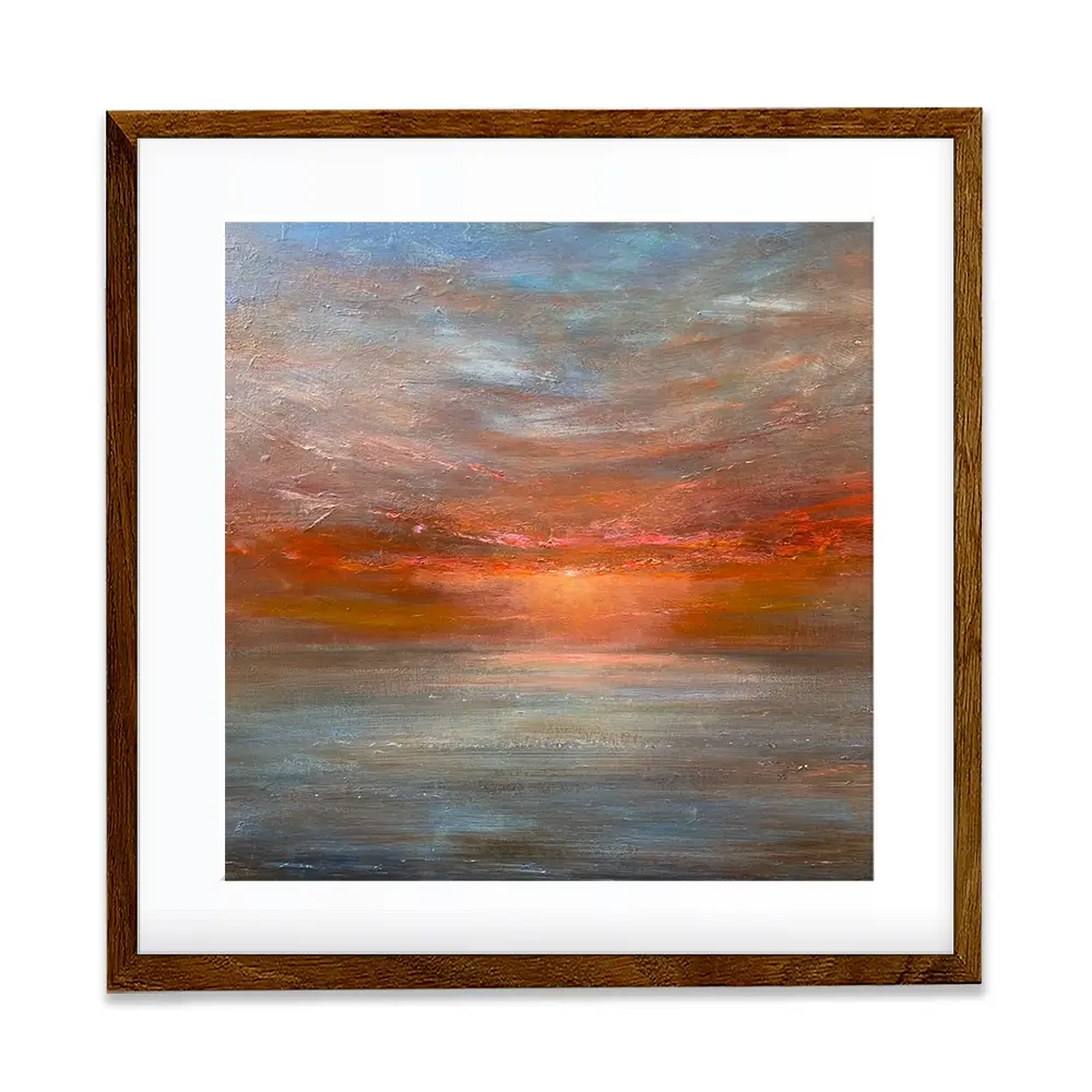 Sun Rising Over The Sea Framed Art Print Sun Rising Over The Sea Framed Art Print wall art product Craig Askew