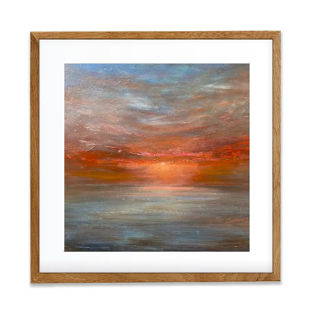 Sun Rising Over The Sea Framed Art Print Sun Rising Over The Sea Framed Art Print wall art product Craig Askew