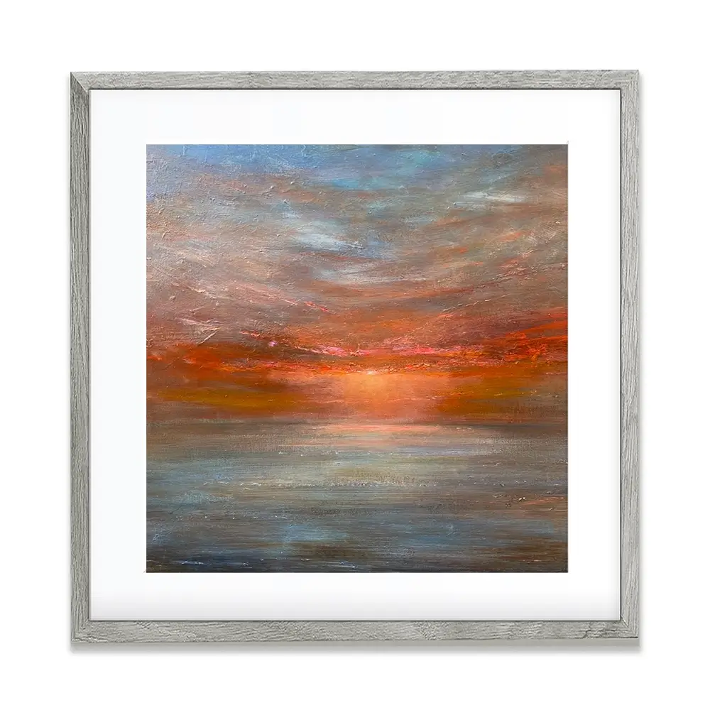 Sun Rising Over The Sea Framed Art Print Sun Rising Over The Sea Framed Art Print wall art product Craig Askew