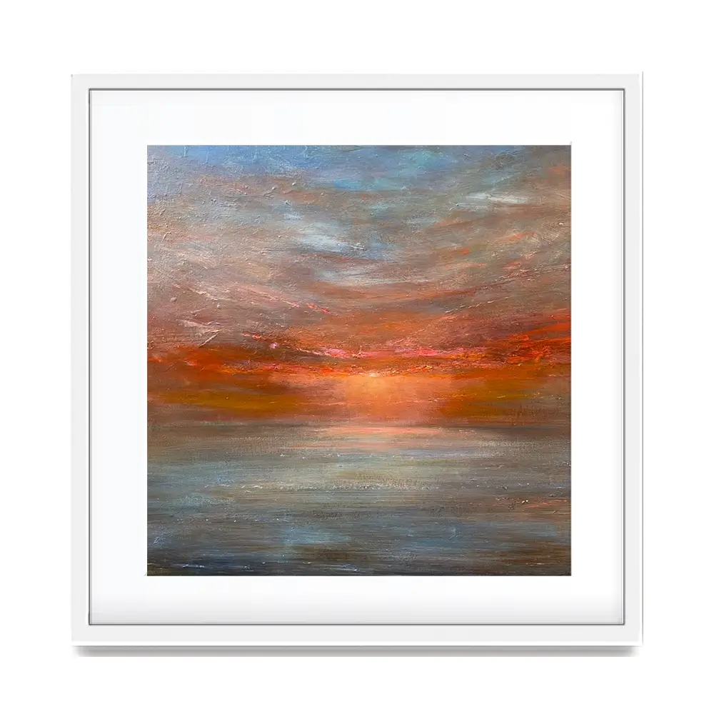 Sun Rising Over The Sea Framed Art Print Sun Rising Over The Sea Framed Art Print wall art product Craig Askew