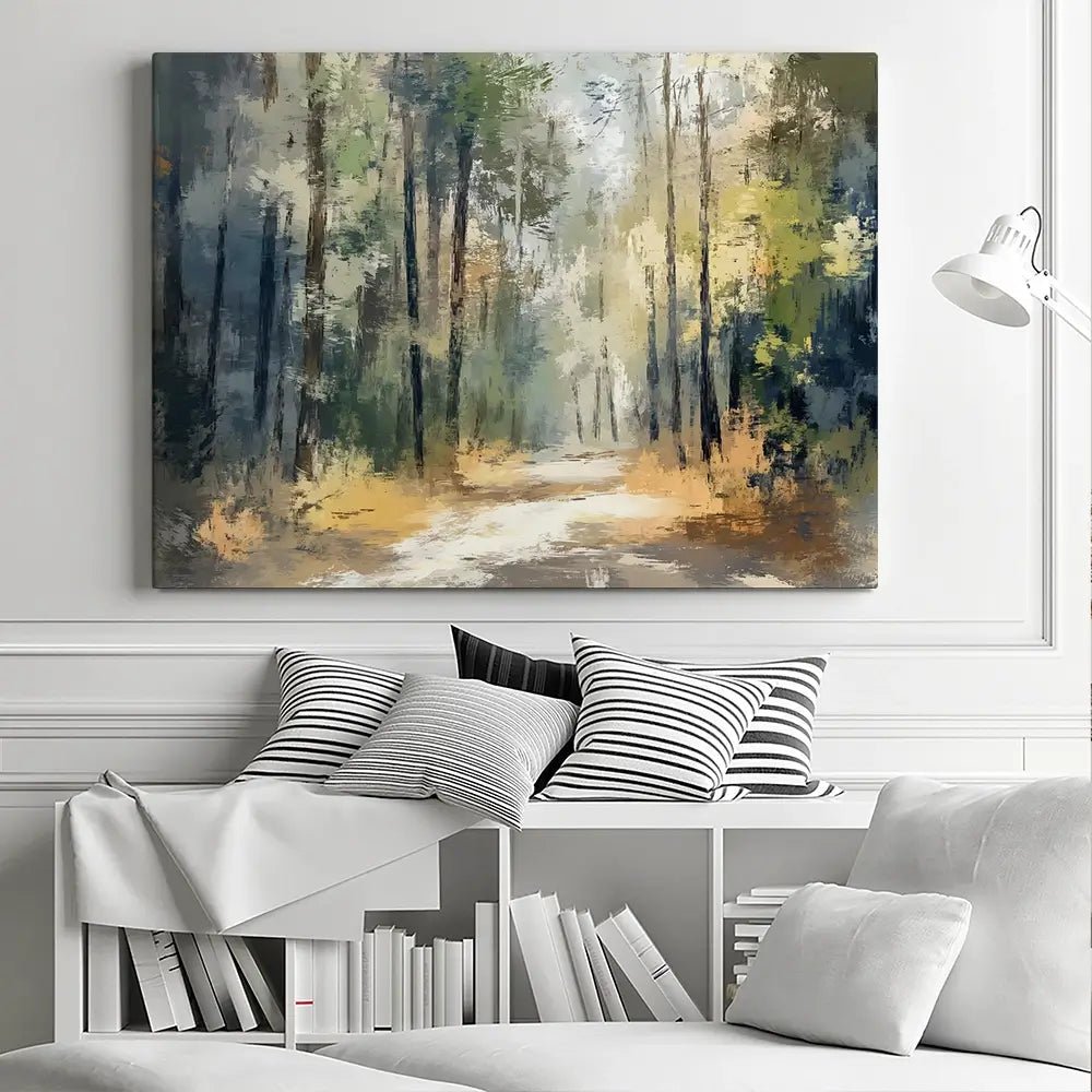 Sun Through The Trees Canvas Print Sun Through The Trees Canvas Print wall art product Creative Studio - Independent