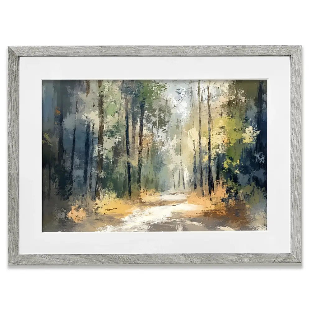 Sun Through The Trees Framed Art Print Sun Through The Trees Framed Art Print wall art product Creative Studio - Independent