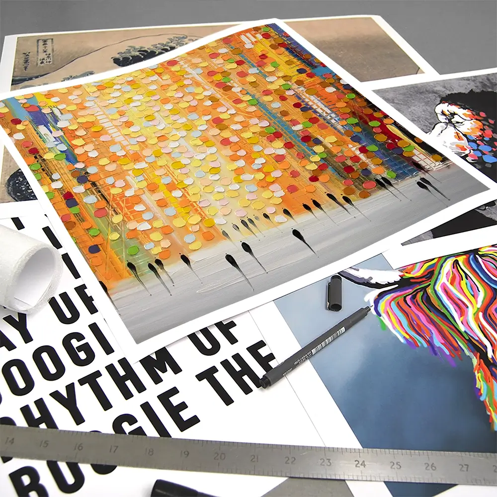 Sundown Splendor Square Art Print Sundown Splendor Square Art Print wall art product Art Print Shop