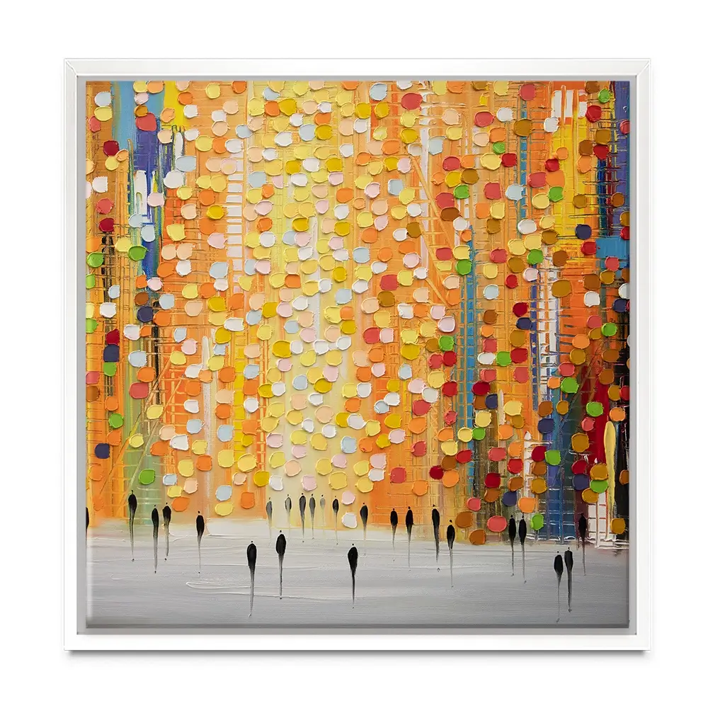 Sundown Splendor Square Canvas Print Sundown Splendor Square Canvas Print wall art product Art Print Shop