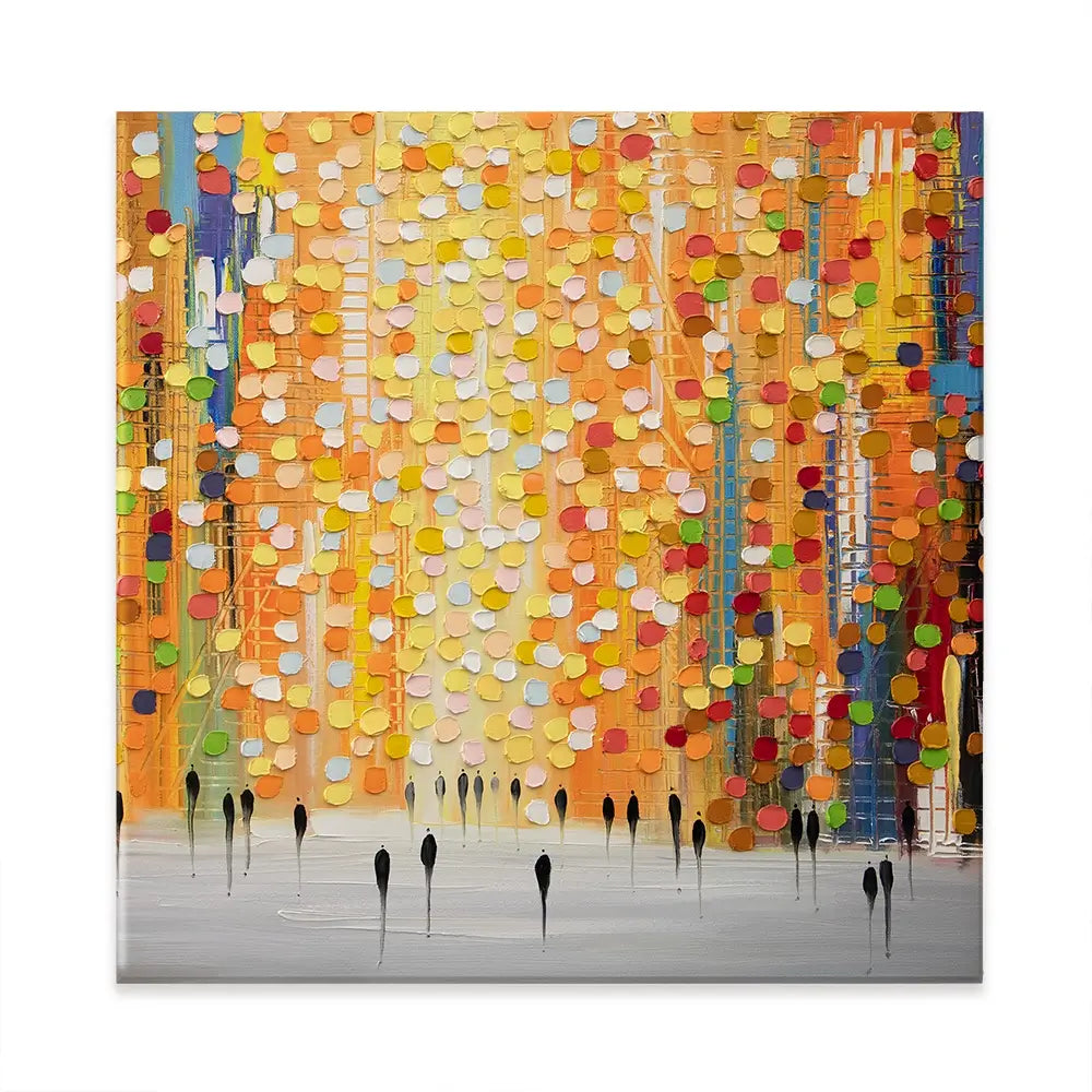 Sundown Splendor Square Canvas Print Sundown Splendor Square Canvas Print wall art product Art Print Shop