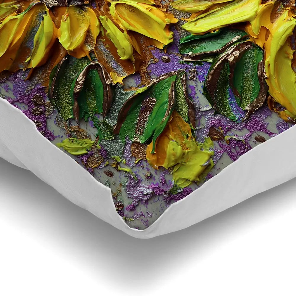 Sunflower Burst Cushion Sunflower Burst Cushion wall art product Nada Khatib