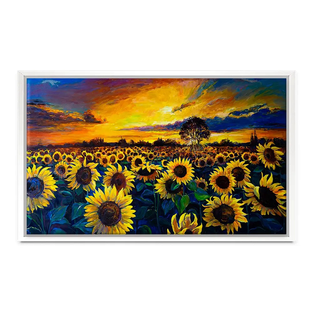 Sunflower Field Canvas Print Sunflower Field Canvas Print wall art product Ivailo Nikolov / Shutterstock