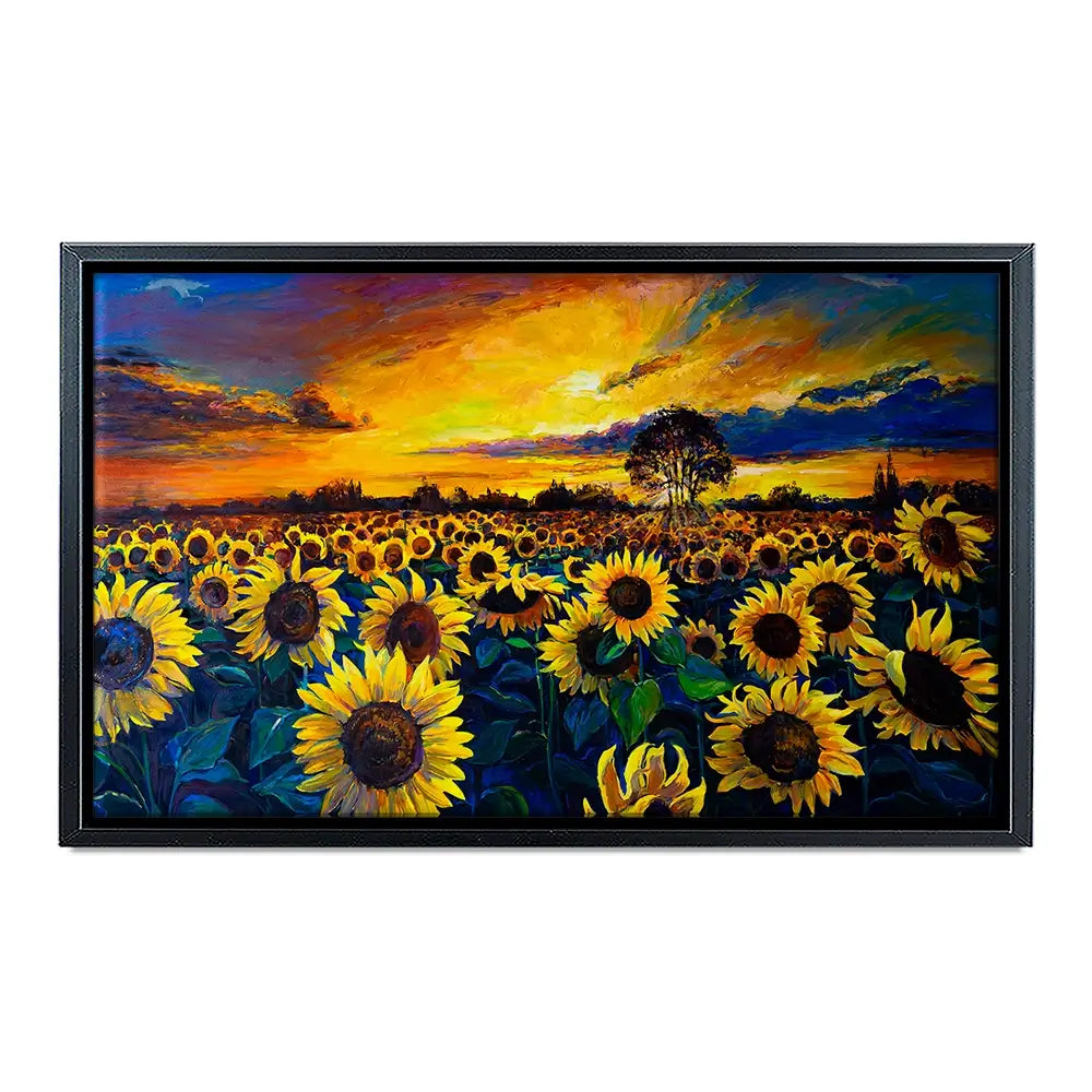Sunflower Field Canvas Print Sunflower Field Canvas Print wall art product Ivailo Nikolov / Shutterstock