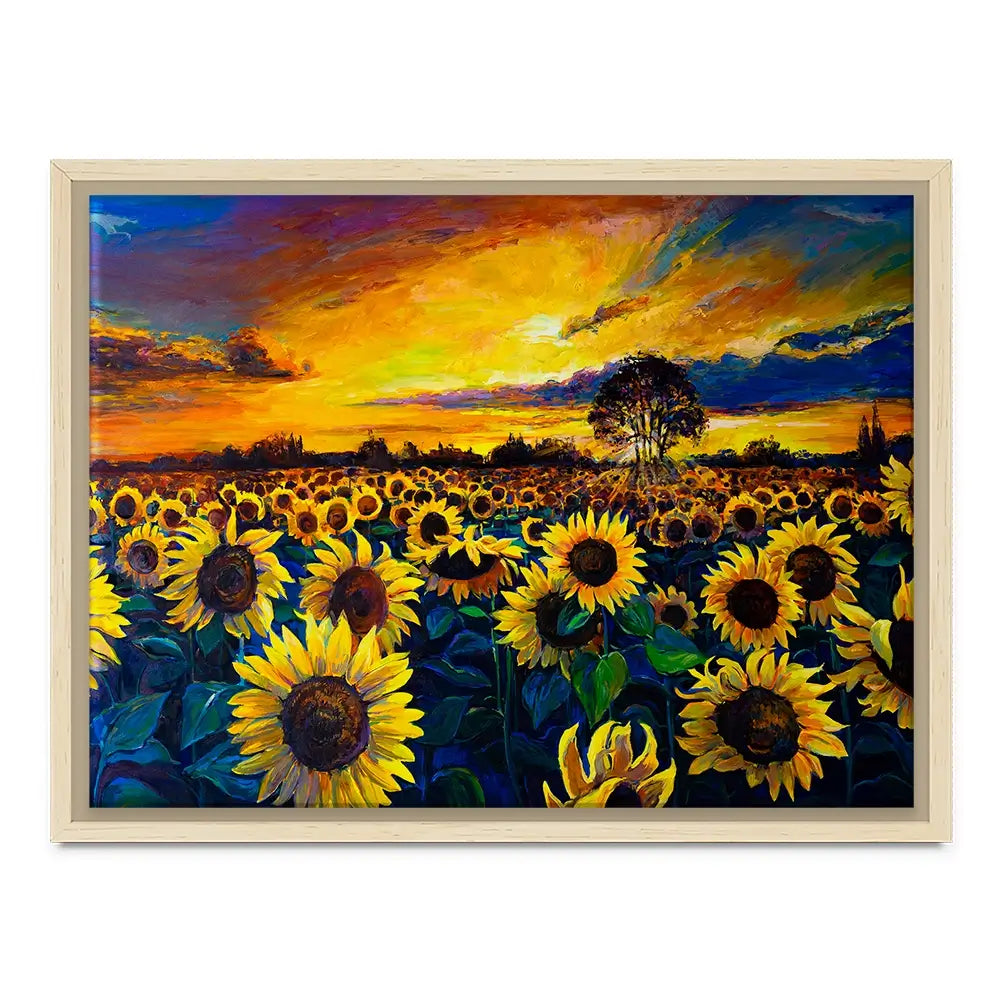 Sunflower Field Canvas Print Sunflower Field Canvas Print wall art product Ivailo Nikolov / Shutterstock