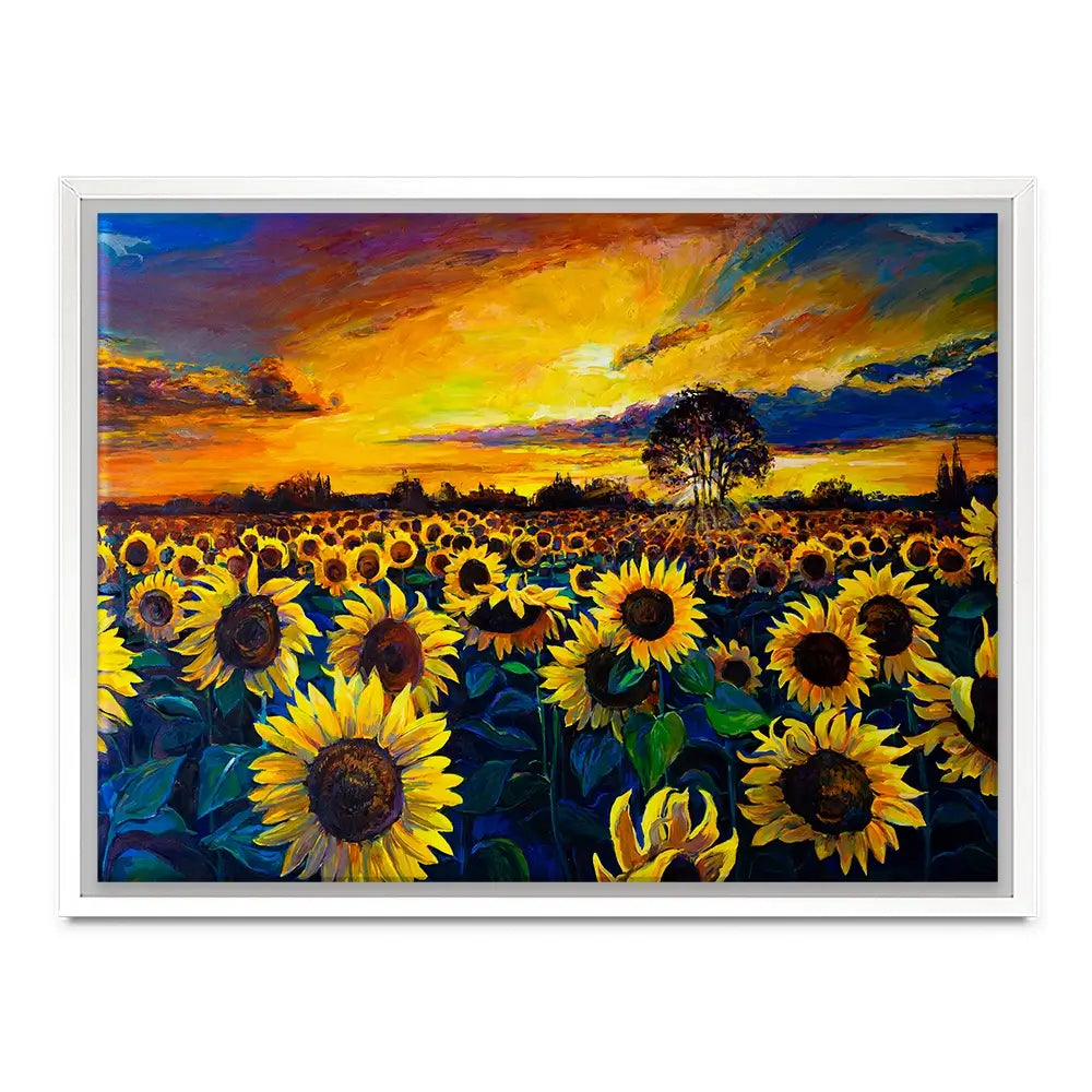 Sunflower Field Canvas Print Sunflower Field Canvas Print wall art product Ivailo Nikolov / Shutterstock