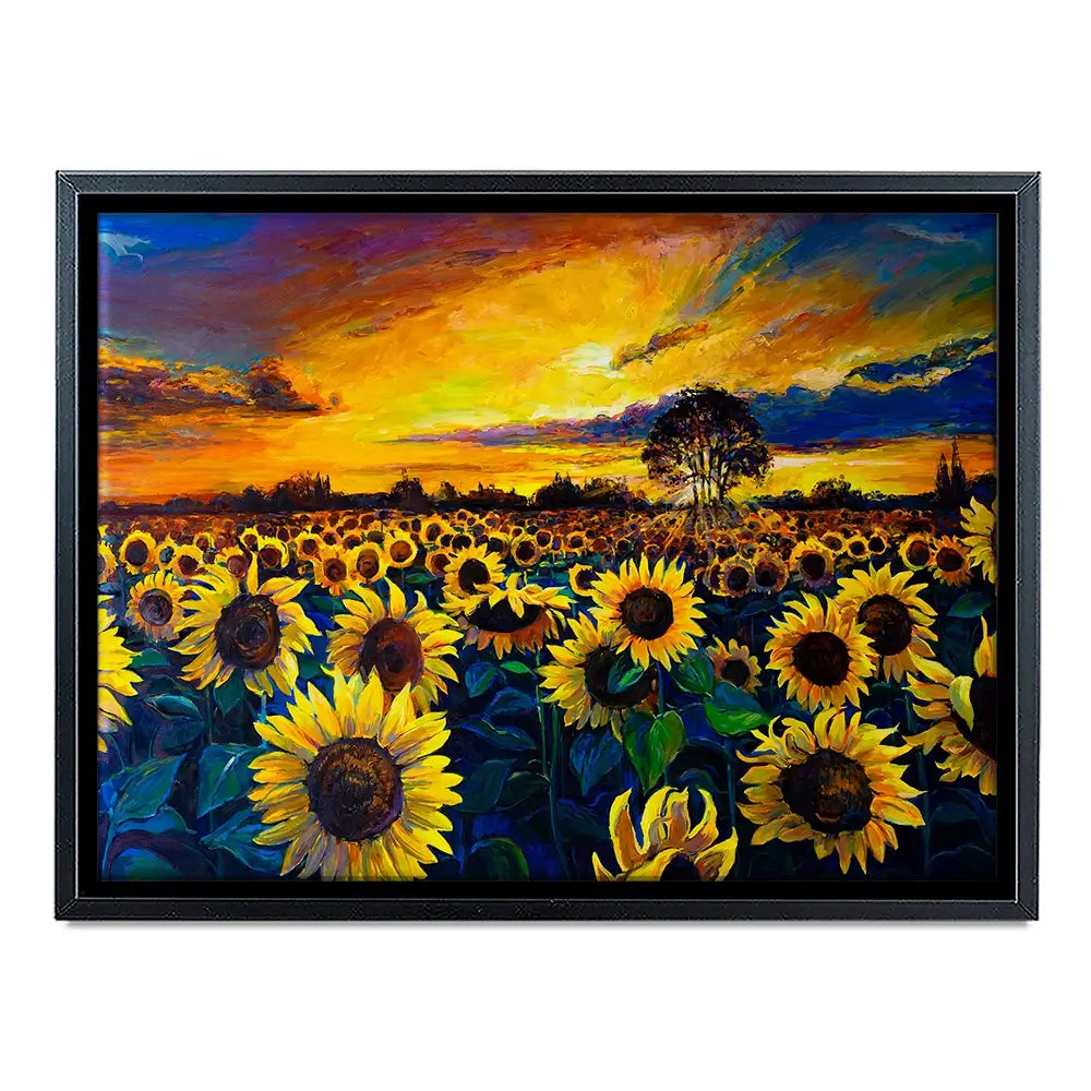 Sunflower Field Canvas Print Sunflower Field Canvas Print wall art product Ivailo Nikolov / Shutterstock