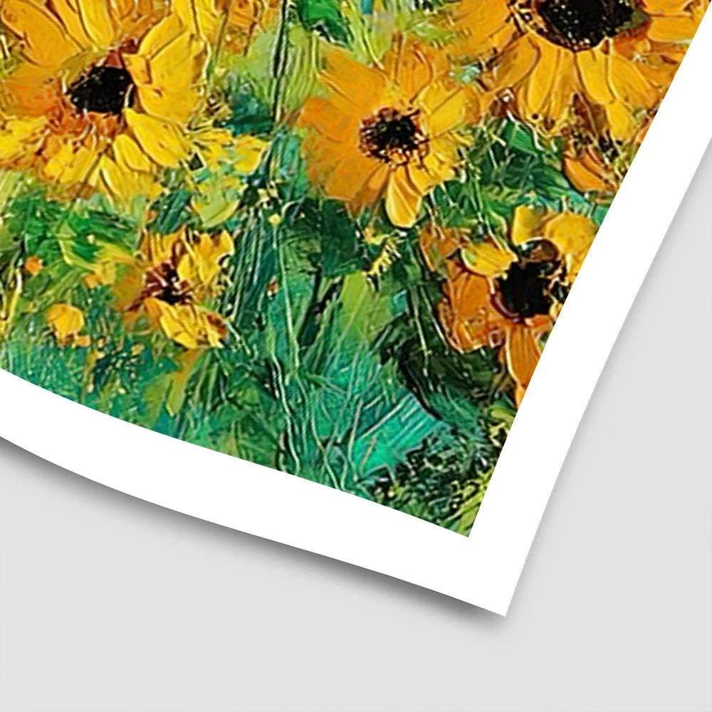 Sunflower Field Explosion Art Print Sunflower Field Explosion Art Print wall art product David Alexander Elder