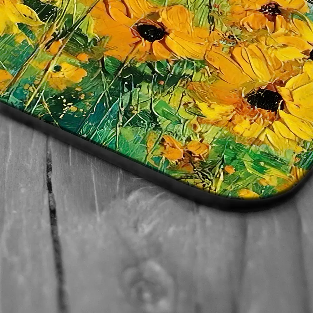 Sunflower Field Explosion Coaster Set Sunflower Field Explosion Coaster Set wall art product Art Print Shop
