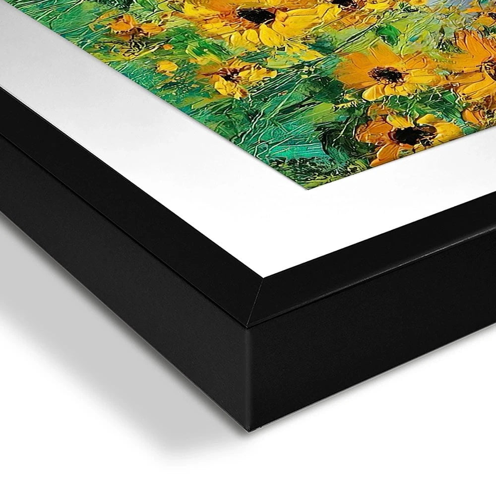Sunflower Field Explosion Framed Art Print Sunflower Field Explosion Framed Art Print wall art product David Alexander Elder