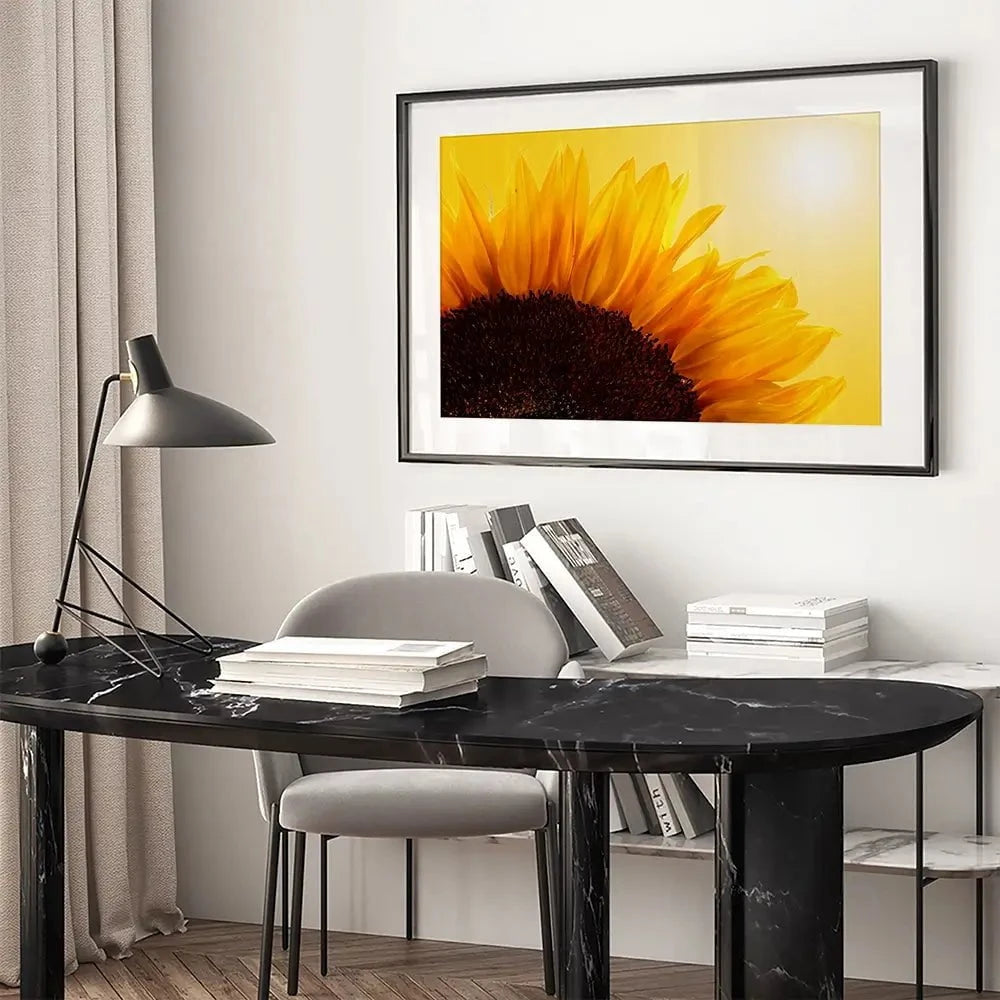 Sunflower Framed Art Print Sunflower Framed Art Print wall art product S_Photo / Shutterstock