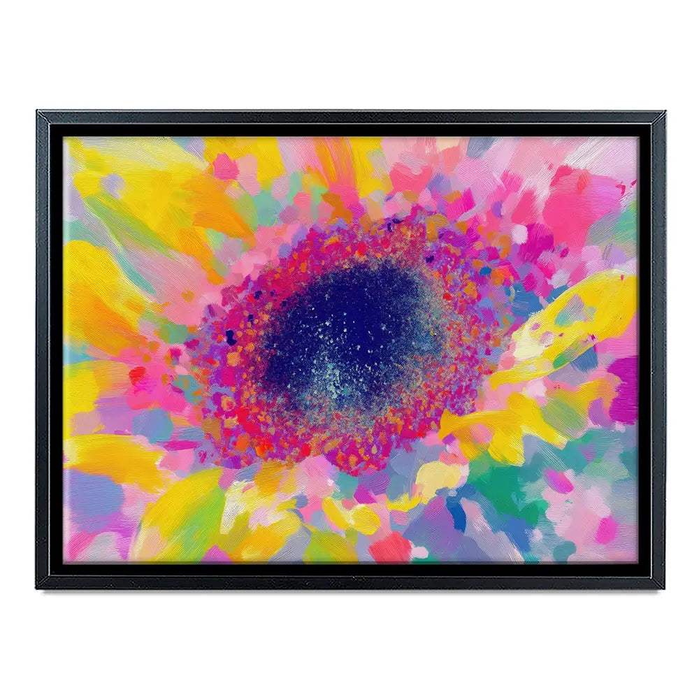 Sunflower Macro Canvas Print Sunflower Macro Canvas Print wall art product Chromatic Storm Studio