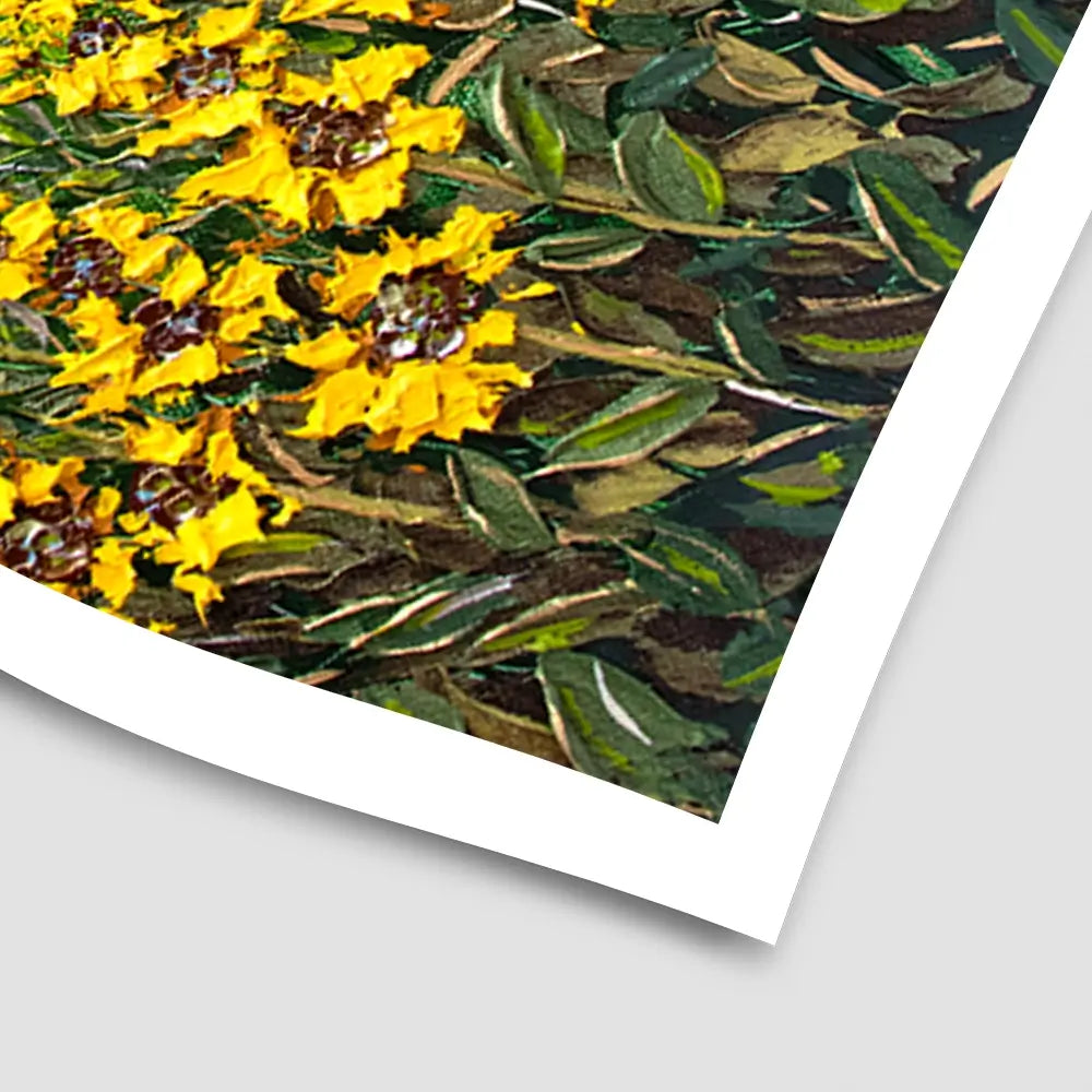 Sunflower Spectacular Art Print Sunflower Spectacular Art Print wall art product Nada Khatib