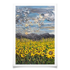 Sunflower Spectacular Art Print Sunflower Spectacular Art Print wall art product Nada Khatib