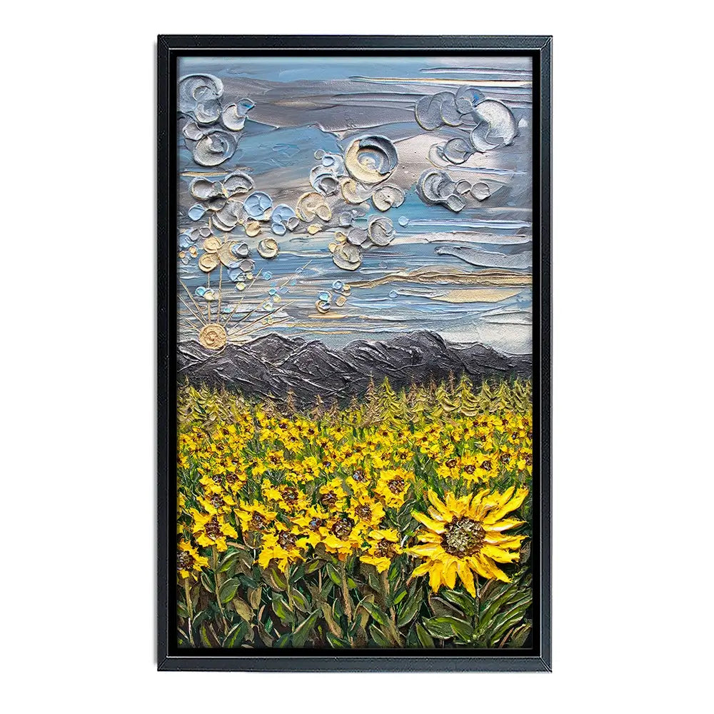 Sunflower Spectacular Canvas Print Sunflower Spectacular Canvas Print wall art product Nada Khatib