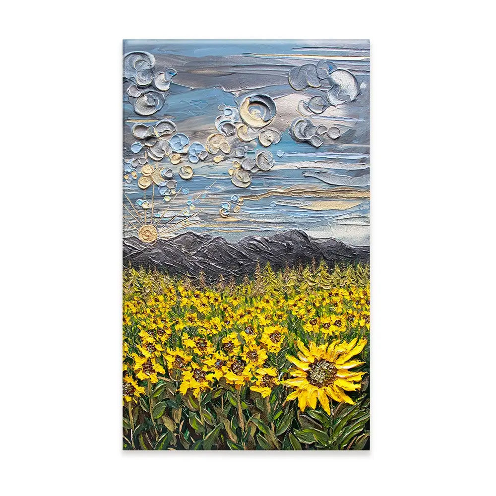 Sunflower Spectacular Canvas Print Sunflower Spectacular Canvas Print wall art product Nada Khatib