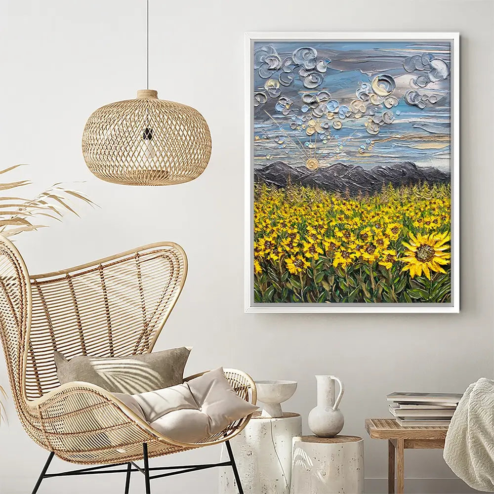 Sunflower Spectacular Canvas Print Sunflower Spectacular Canvas Print wall art product Nada Khatib