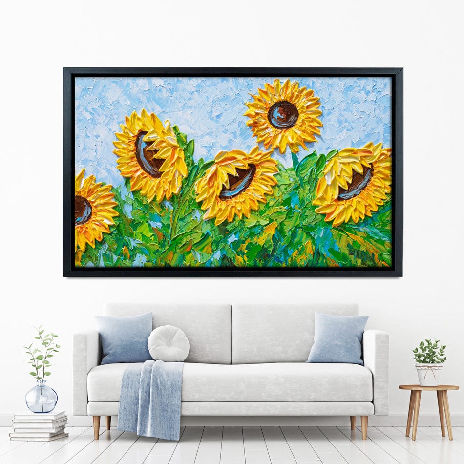 Sunflowers Canvas Print wall art product Olga Tkachyk