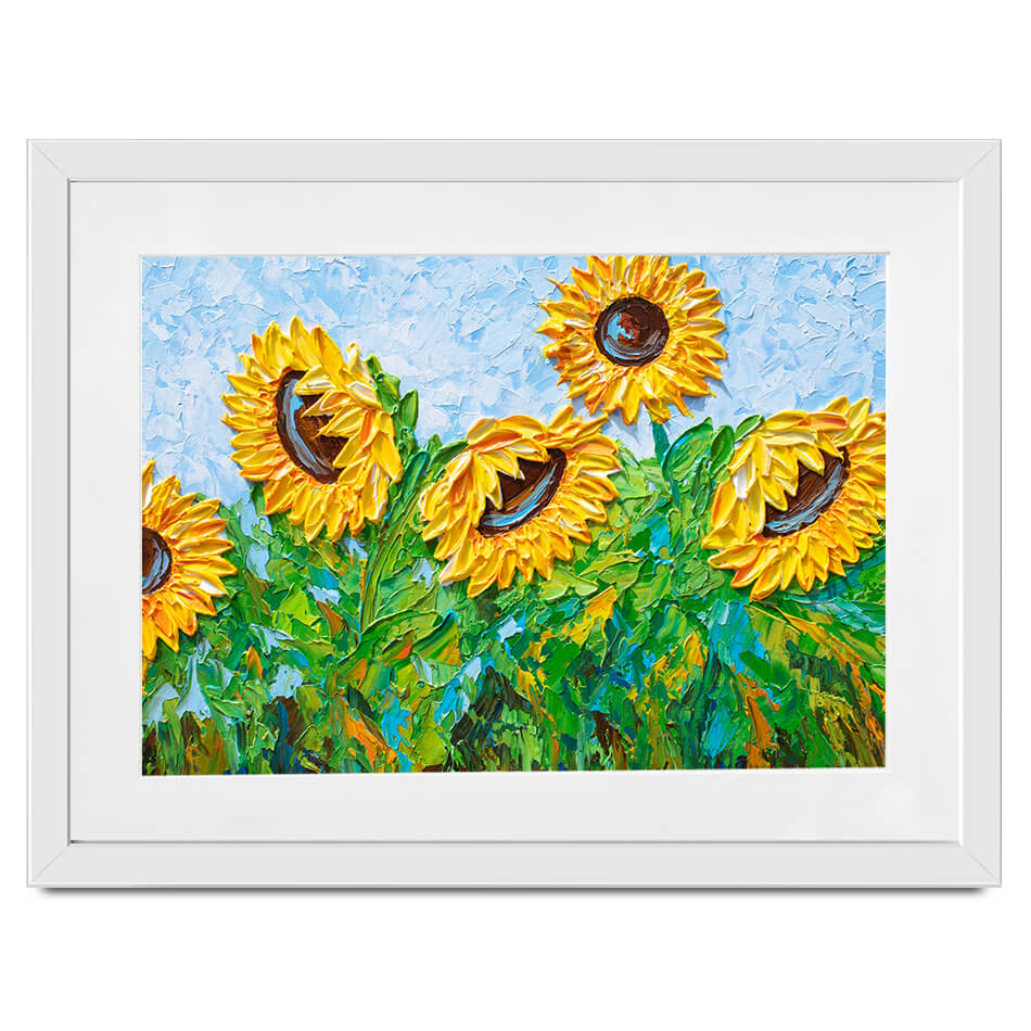 Sunflowers Framed Art Print Sunflowers Framed Art Print wall art product Olga Tkachyk