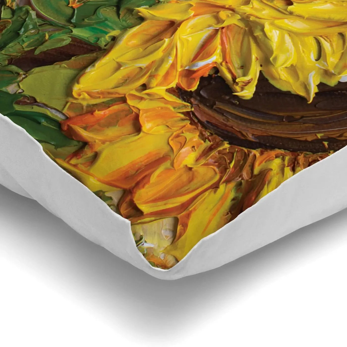 Sunflowers Warmth Cushion Sunflowers Warmth Cushion wall art product Olga Tkachyk