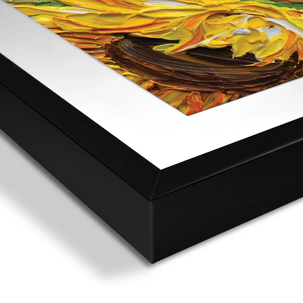 Sunflowers Warmth Square Framed Art Print Sunflowers Warmth Square Framed Art Print wall art product Olga Tkachyk