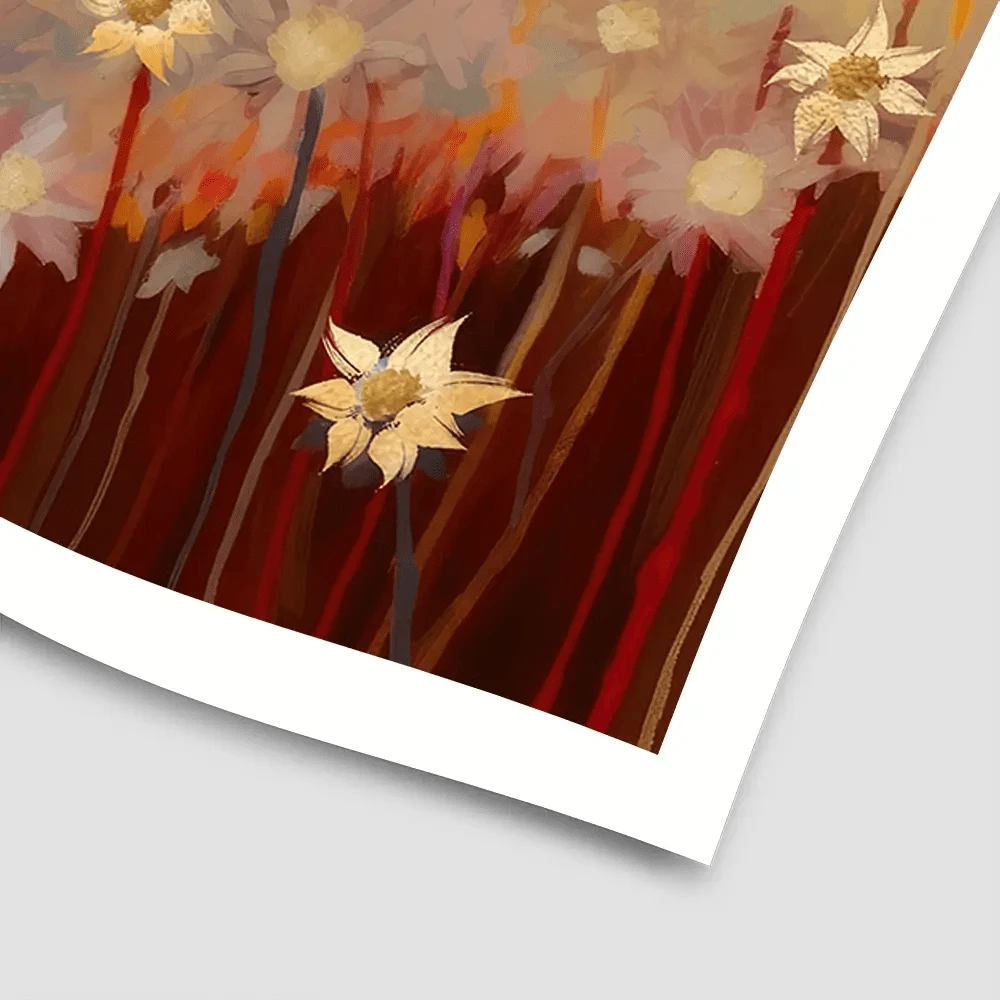 Sunkissed Blooms Square Art Print Sunkissed Blooms Square Art Print wall art product Isabella Karolewicz