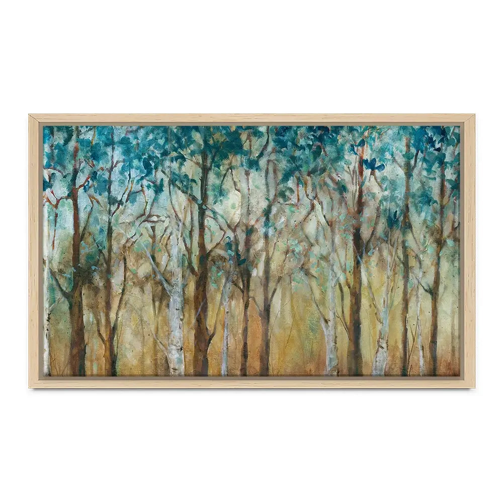 Sunlit Grove With Birch Canvas Print Sunlit Grove With Birch Canvas Print wall art product Carol Robinson