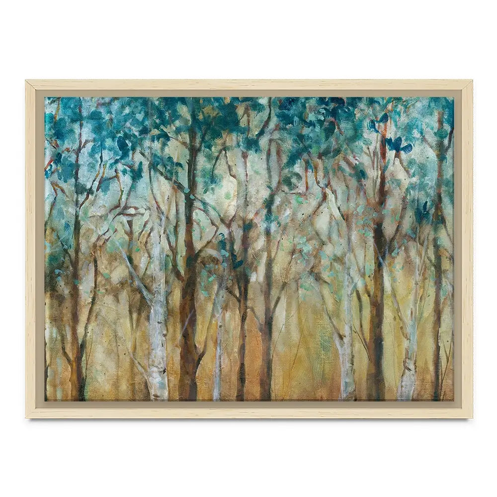 Sunlit Grove With Birch Canvas Print Sunlit Grove With Birch Canvas Print wall art product Carol Robinson