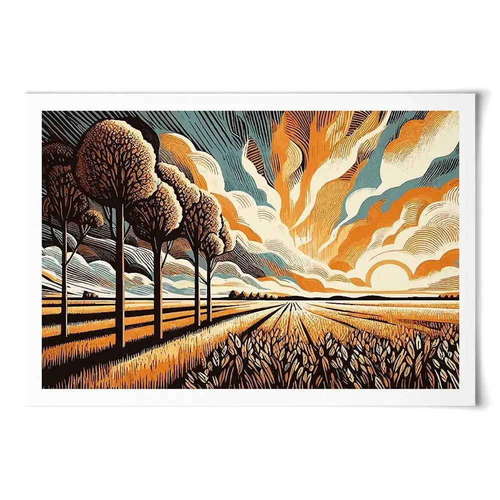 Sunlit Serenity Art Print Sunlit Serenity Art Print wall art product P & M Print Gallery