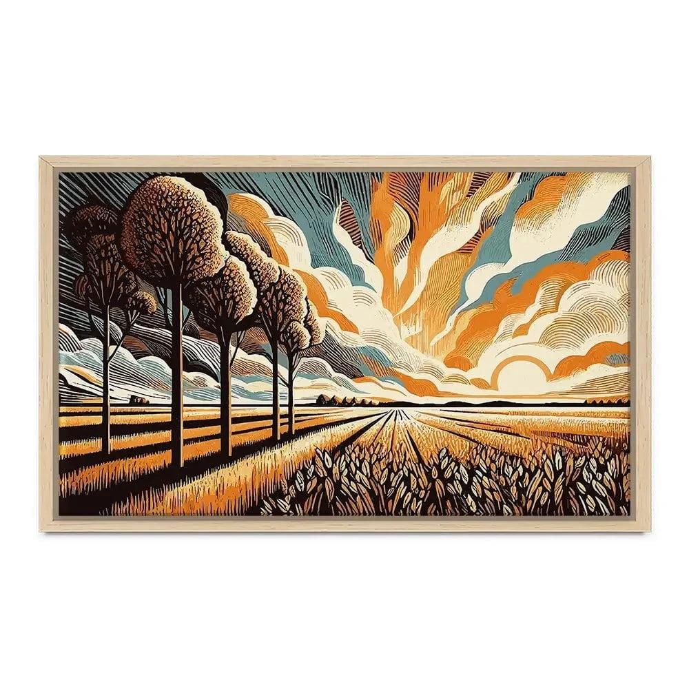 Sunlit Serenity Canvas Print Sunlit Serenity Canvas Print wall art product P & M Print Gallery