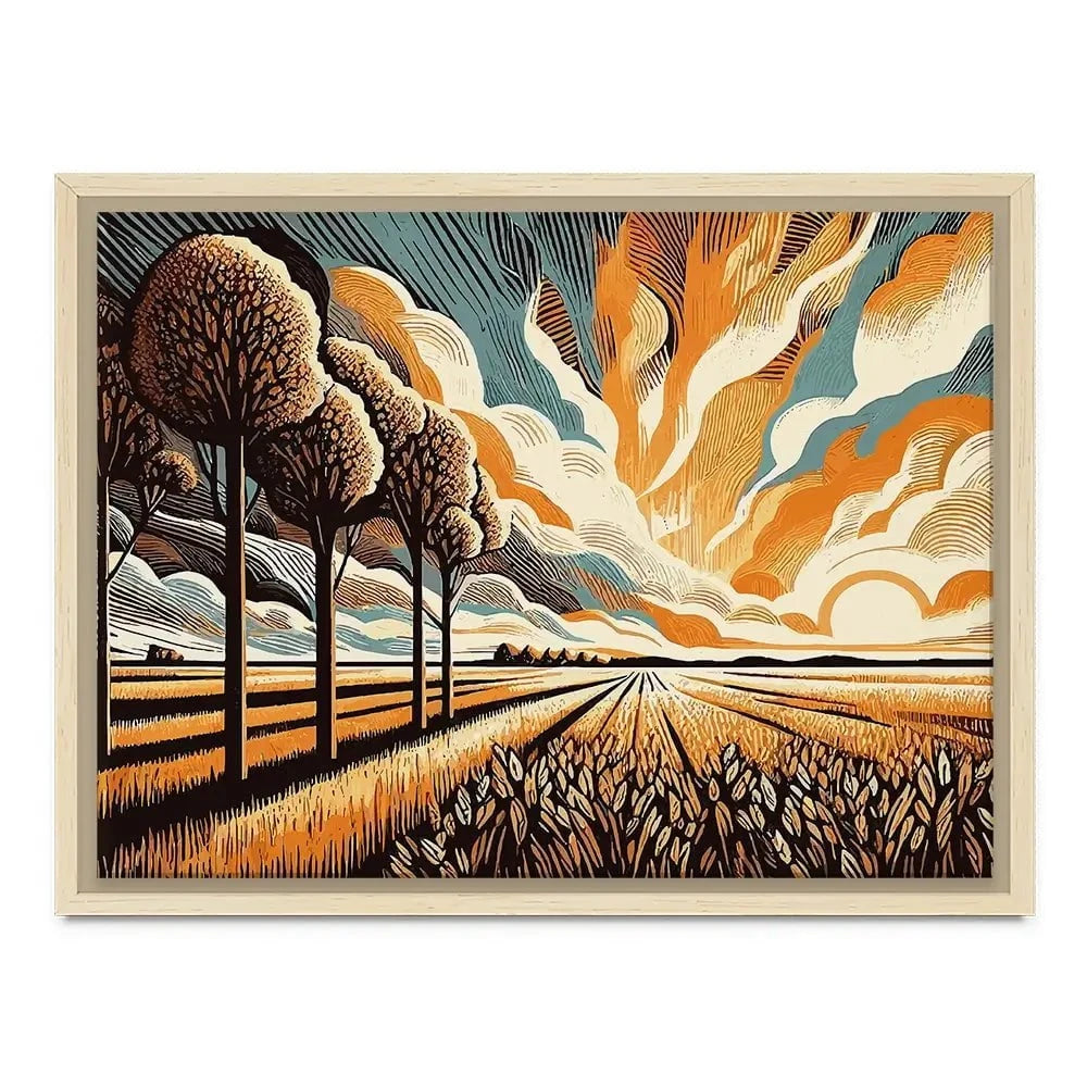 Sunlit Serenity Canvas Print Sunlit Serenity Canvas Print wall art product P & M Print Gallery