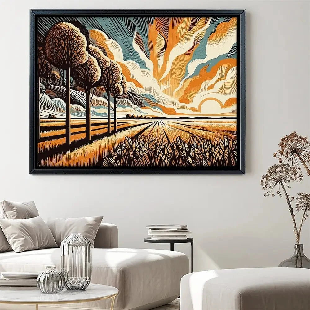 Sunlit Serenity Canvas Print Sunlit Serenity Canvas Print wall art product P & M Print Gallery