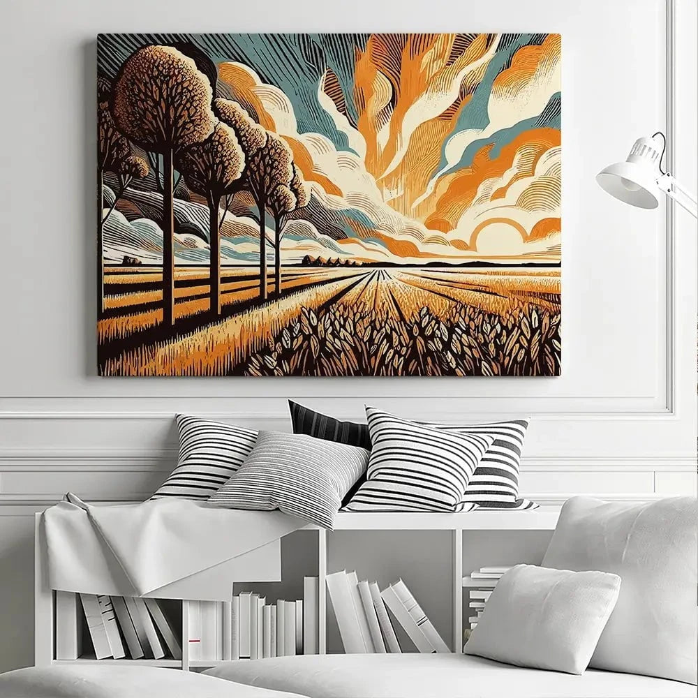 Sunlit Serenity Canvas Print Sunlit Serenity Canvas Print wall art product P & M Print Gallery