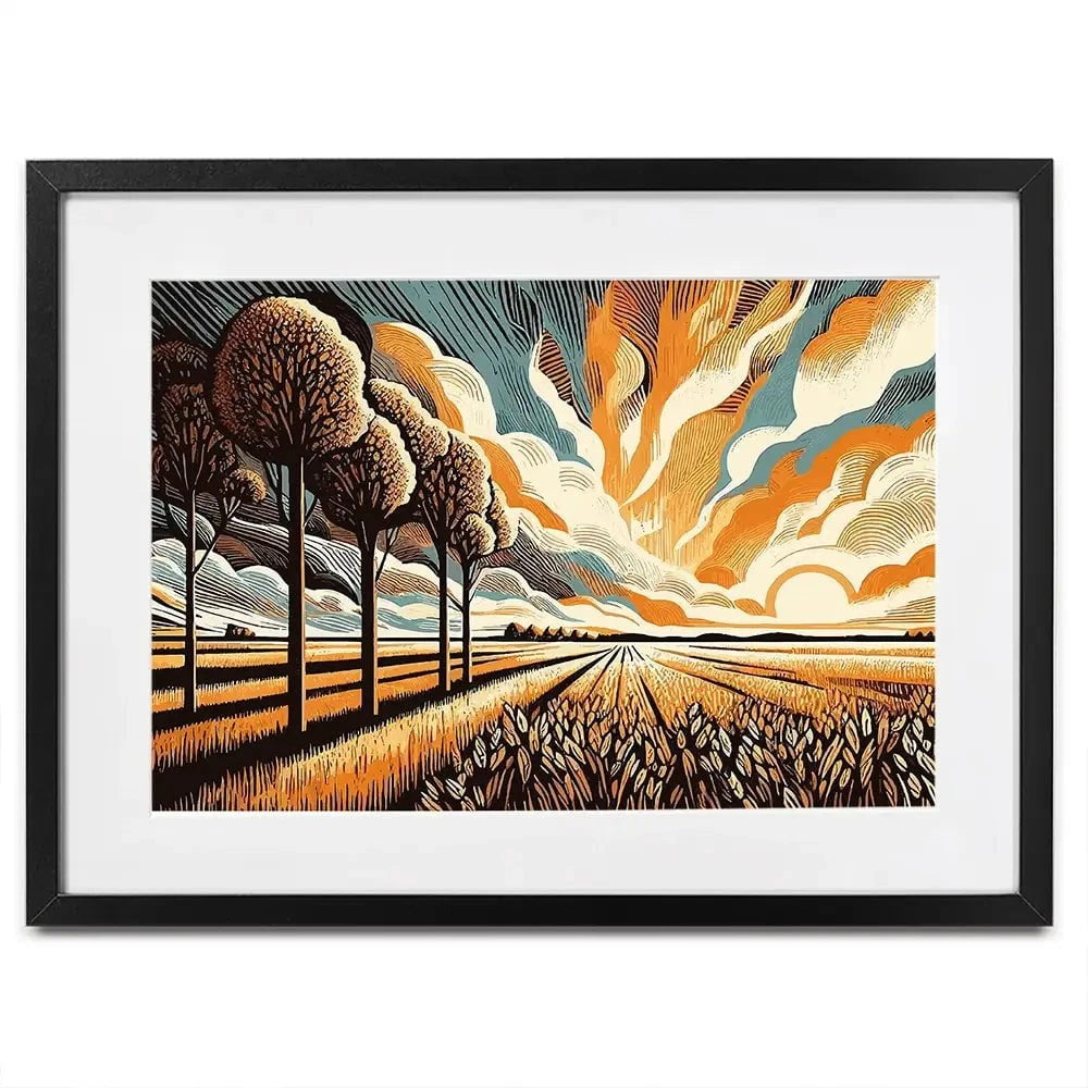 Sunlit Serenity Framed Art Print Sunlit Serenity Framed Art Print wall art product P & M Print Gallery