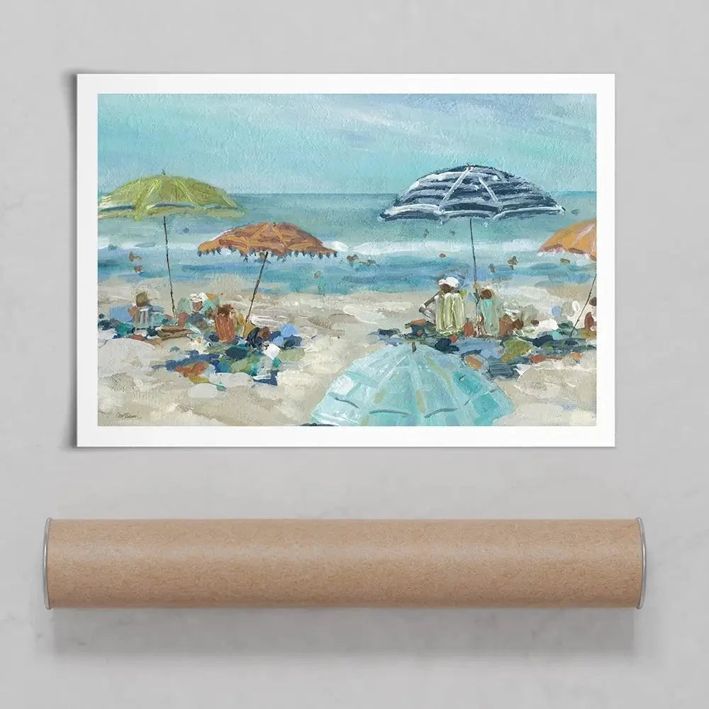 Sunny Beach Time Art Print Sunny Beach Time Art Print wall art product Carol Robinson