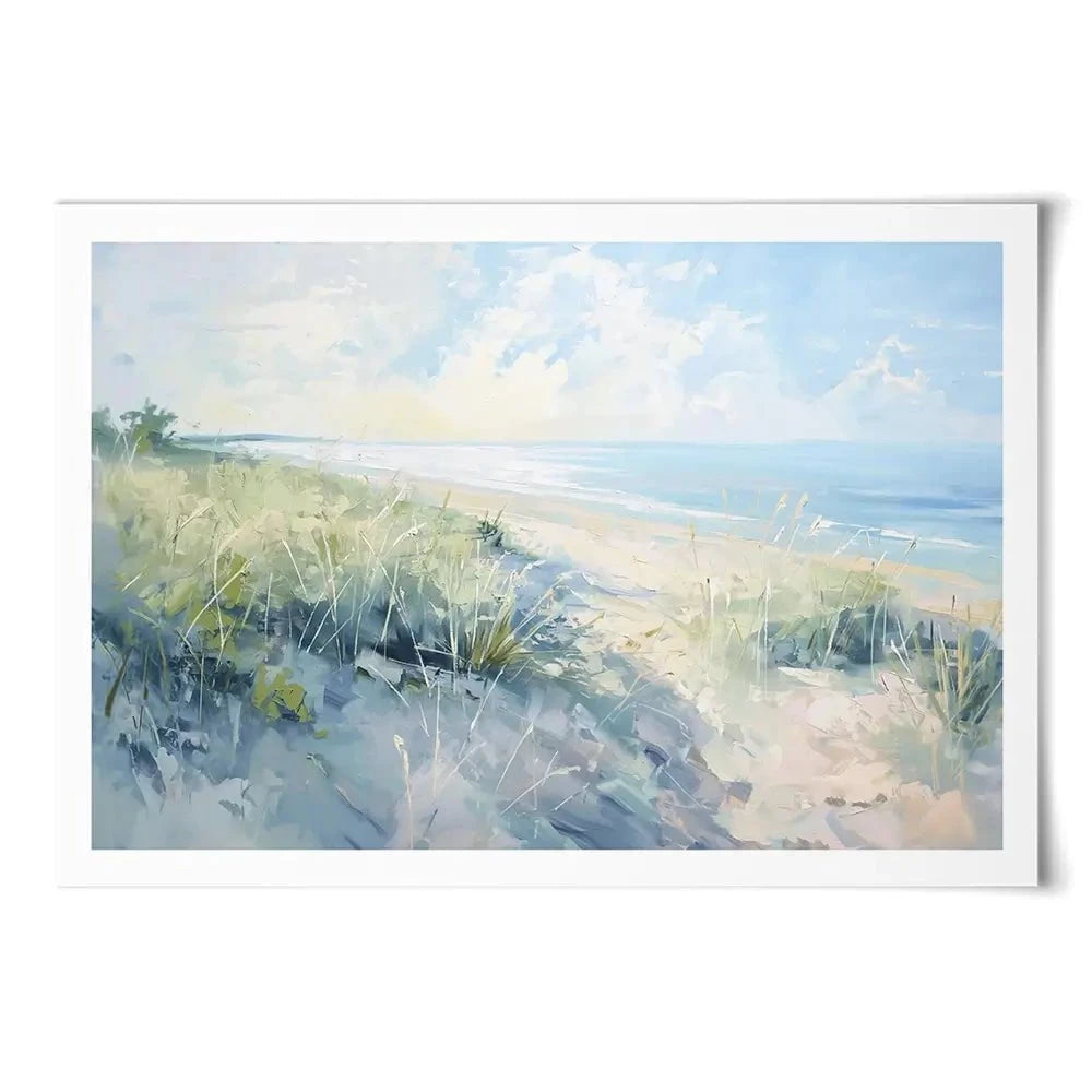 Sunny Day At The Coast Art Print Sunny Day At The Coast Art Print wall art product Gina Kelly - Independent