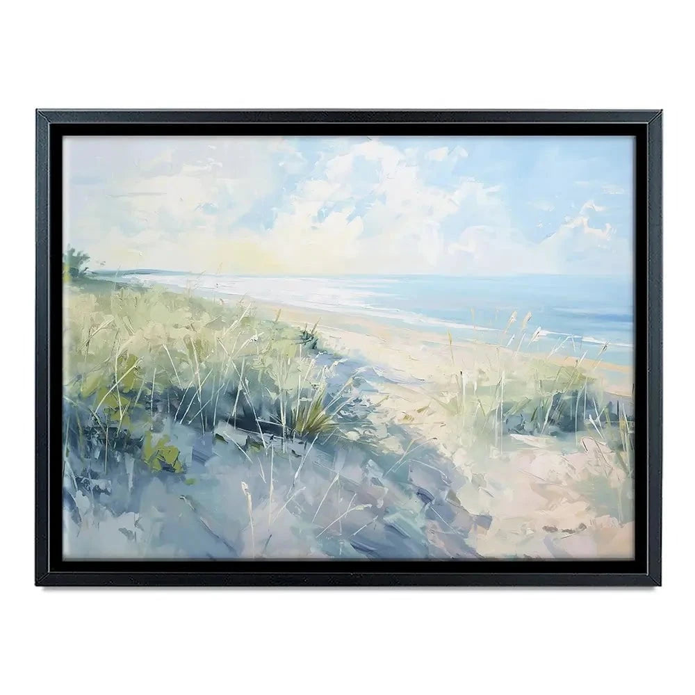 Sunny Day At The Coast Canvas Print Sunny Day At The Coast Canvas Print wall art product Gina Kelly - Independent