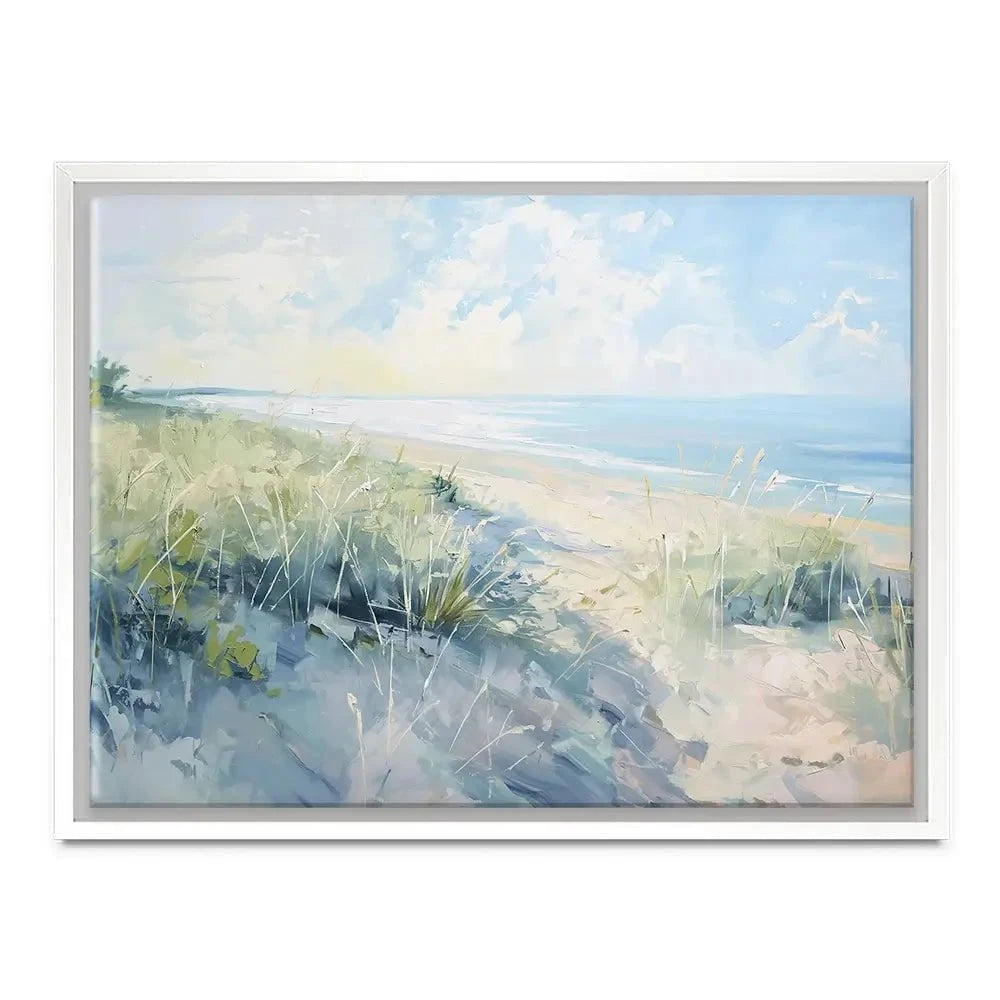 Sunny Day At The Coast Canvas Print Sunny Day At The Coast Canvas Print wall art product Gina Kelly - Independent