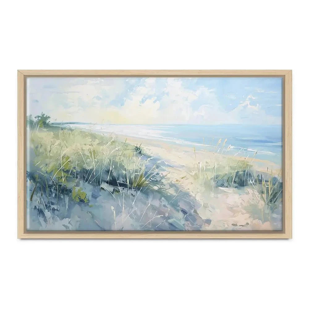 Sunny Day At The Coast Canvas Print Sunny Day At The Coast Canvas Print wall art product Gina Kelly - Independent