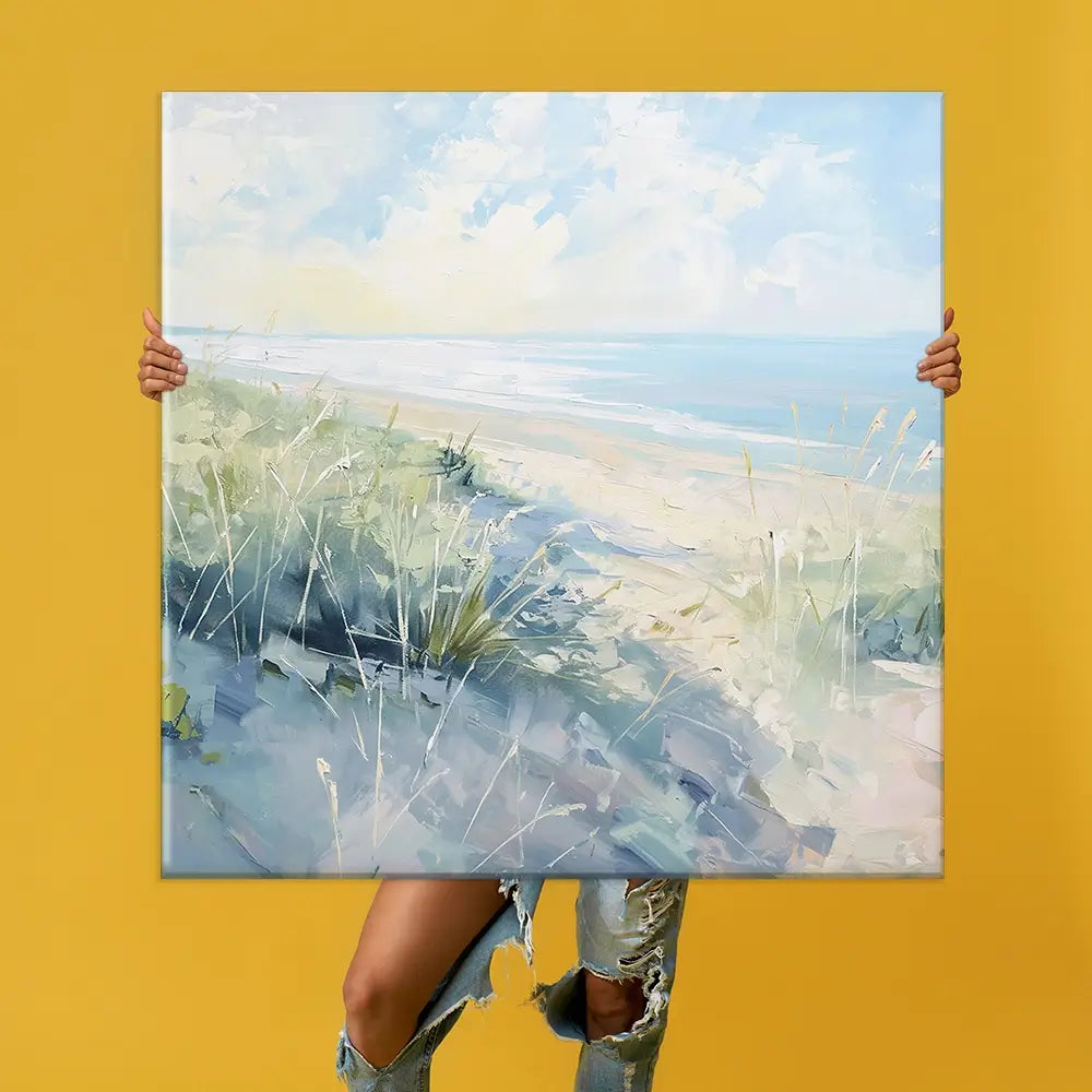Sunny Day At The Coast Oversized Canvas Print Sunny Day At The Coast Oversized Canvas Print wall art product Art Print Shop