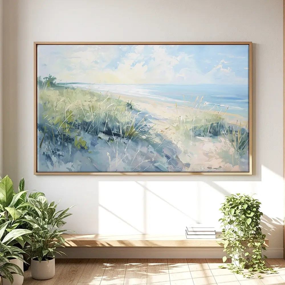 Sunny Day At The Coast Oversized Canvas Print Sunny Day At The Coast Oversized Canvas Print wall art product Art Print Shop